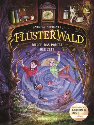 cover image of Flüsterwald--Durch das Portal der Zeit